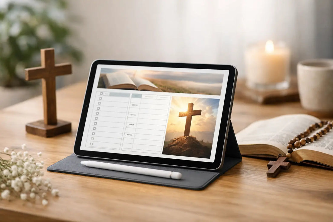 How a Faith Based Digital Planner Brings Peace