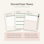 Firstfruits Planner – Christian Faith & Finance Digital Planner | Undated, Hyperlinked