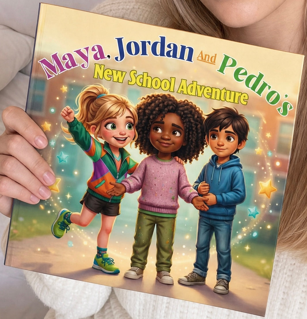 Maya, Jordan & Pedro's New School Adventure (Ebook)