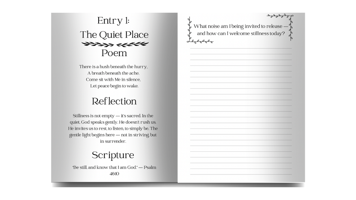 The Gentle Light: A Guided Journal For Rest, Reflection & Grace (Ebook)