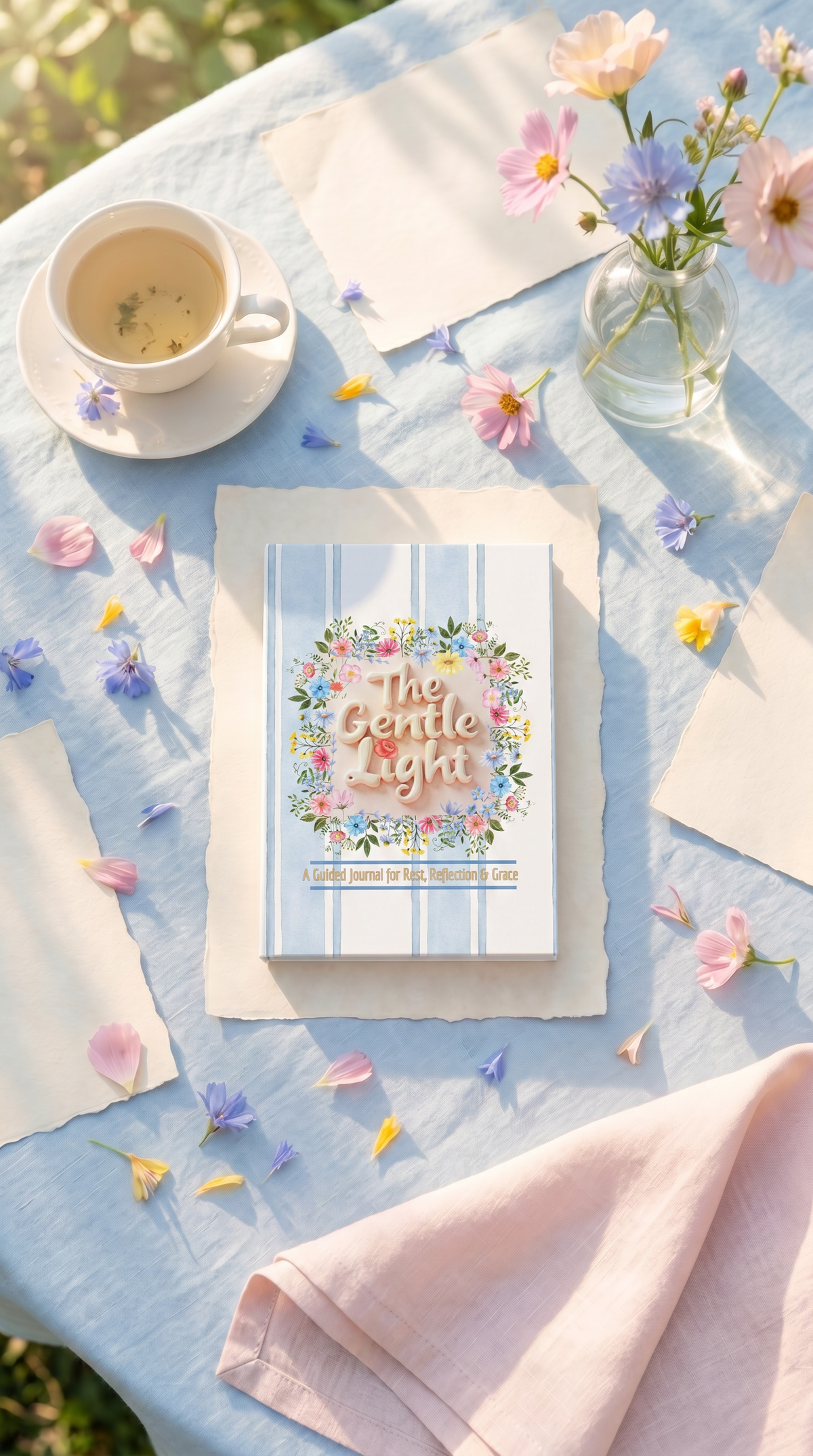 The Gentle Light: A Guided Journal For Rest, Reflection & Grace (Ebook)